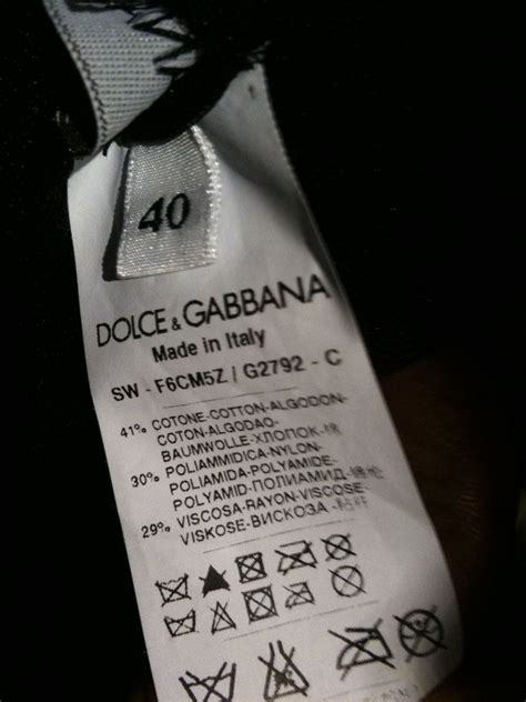 dolce gabbana replica clothing|authentic dolce and gabbana label.